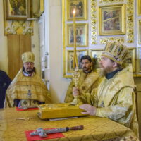 12 августа 2018 года, в Неделю 11-ю по Пятидесятнице, митрополит Псковский и Порховский Тихон совершил Божественную Литургию в Свято-Успенском Псково-Печерском монастыре.