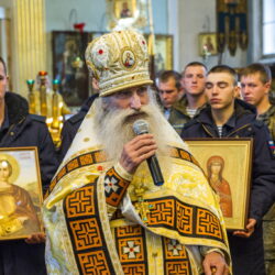 3 октября 2018 года состоялось принесение в Псковскую епархию мощей святых – покровителей воинства.