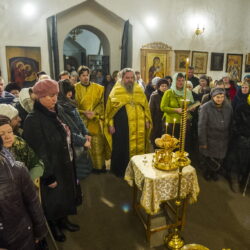 В храме святителя Николая (со Усохи) города Пскова прошел престольный праздник.