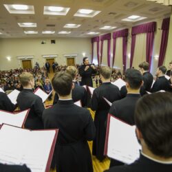 1 марта 2019 года в актовом зале Псковского Государственного университета состоялся концерт хора Сретенской духовной семинарии.