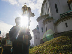 13 октября 2019 года состоялся традиционный ежемесячный крестный ход вокруг города Пскова.