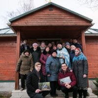 Часовня в деревне Иваново Болото получила на Крещение Господне подарок от Воскресной школы Псково-Печерского монастыря
