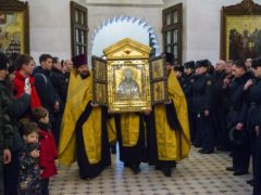 В Псковскую епархию принесена главная икона Воздушно-десантных сил РФ