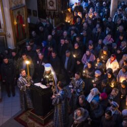 Чтение Великого Канона в понедельник 1-й седмицы Великого поста. Видео