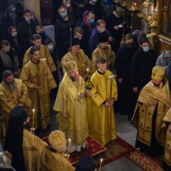 16 октября 2021 года, накануне Недели 17-й по Пятидесятнице, митрополит Псковский и Порховский Тихон  возглавил Всенощное бдение в Свято-Успенском Псково-Печерском монастыре