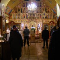 4 февраля 2022 года, накануне субботы 33-й седмицы по Пятидесятнице, дня памяти архимандрита Иоанна (Крестьянкина), в Псково-Печерском монастыре было совершено вечернее богослужение