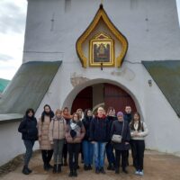 Студенты института медицины и экспериментальной биологии ПсковГУ побывали в Псково-Печерском монастыре