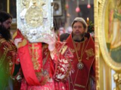26 апреля 2022 года, во вторник Светлой седмицы, митрополит Псковский и Порховский Тихон совершил Божественную литургию в Свято-Успенском Псково-Печерском монастыре