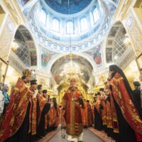 Накануне дня памяти великомученика Пантелеимона митрополит Тихон совершил всенощное бдение