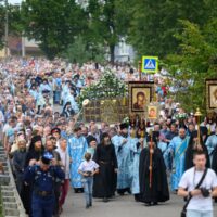 28 августа 2022 года в Свято-Успенском Псково-Печерском монастыре прошел престольный праздник в честь Успения Пресвятой Владычицы нашей Богородицы и Приснодевы Марии