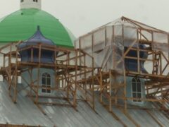 На ГТРК “Псков” вышел сюжет, посвященный реставрации храма великомученицы Варвары в городе Печоры