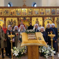 Храм святителя Луки Крымского города Пскова посетили паломники из сестричества милосердия города Великий Новгород