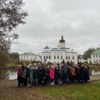 Воспитанники воскресной школы Псково-Печерского монастыря совершили паломническую поездку в Спасо-Елеазаровский монастырь