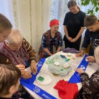 Участники социально-культурного центра «Троицкий» посетили Себежский дом-интернат для престарелых и инвалидов