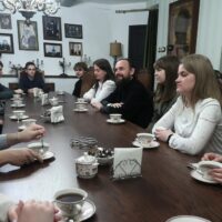 Митрополит Арсений встретился со студентами-историками Псковского государственного университета