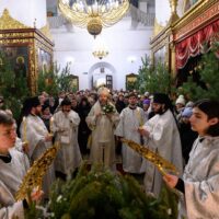 В Рождество Христово митрополит Тихон совершил Божественную литургию