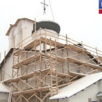 В эфире ГТРК «Псков» рассказали о реставрации храма святителя Николая Чудотворца (со Усохи)