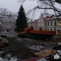 В ближайшее время завершится реставрация памятников архитектуры Псковского епархиального управления в исторической части города