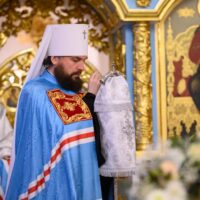 Митрополит Арсений совершил Божественную Литургию в Иоанно-Богословском Савво-Крыпецком монастыре