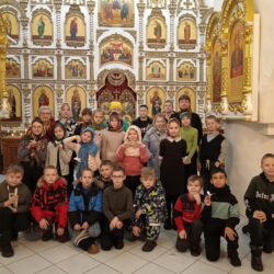 Храм святых апостолов Петра и Павла (с Буя) посетили учащиеся Остенской школы поселка Ершово