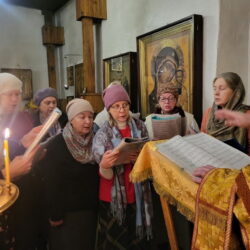 Народный хор храма святых Жен-мироносиц города Пскова отметил свою вторую годовщину со дня создания
