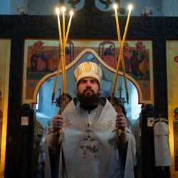 Митрополит Арсений совершил Божественную Литургию в храме святителя Николая (со Усохи)