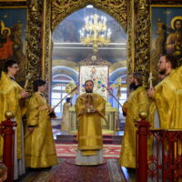 Митрополит Арсений совершил Божественную Литургию в Свято-Троицком кафедральном соборе