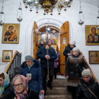 Состоялся очередной ежемесячный крестный ход вокруг города Пскова