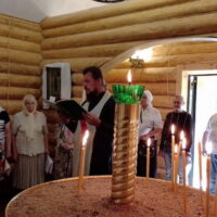 В часовне Казанской иконы Божией Матери поселка Костыжицы отметили престольный праздник