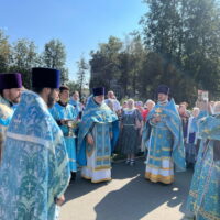 В храме Спаса Нерукотворного Образа (с Жабьей лавицы) города Пскова отметили престольный праздник