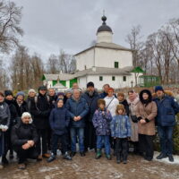 Народную школу звонарей при храме святых Жен-Мироносиц посетили звонари из Данилова монастыря