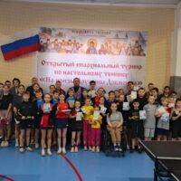 При Псково-Печерском монастыре состоялся ежегодный открытый турнир по настольному теннису «На призы Дружины Довмонта»