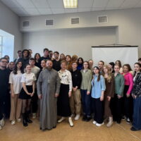 Руководитель отдела Псковской епархии по взаимодействию с Вооруженными силами провел беседу со студентами ПсковГУ