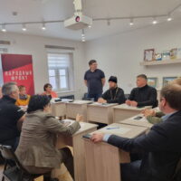 Настоятель воинского храма принял участие в заседании регионального штаба «Народный фронт «За Россию»