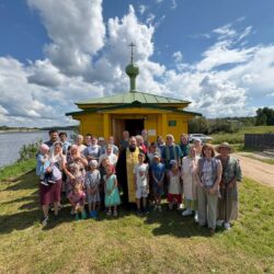Традиционный молебен отслужили равноапостольной княгине Ольге на ее малой родине
