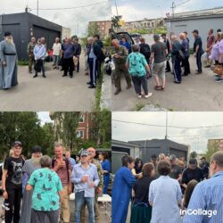 Прихожане храма Воскресения Христова (в Орлецах) накормили нуждающихся горячими обедами