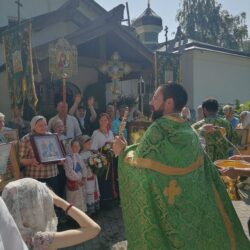 В храме преподобного Сергия Радонежского (с Залужья) состоялось престольное торжество