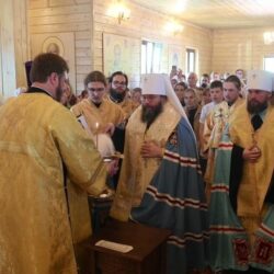 В эфире ГТРК «Псков» вышел сюжет об освящении храма блаженной Ксении Петербургской в Пскове