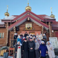 Сестры милосердия сестричеств Псковской епархии посетили социальный центр Гатчинской епархии «Святоград»