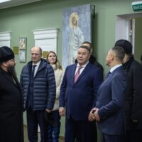 Псково-Печерский монастырь посетил полпред Президента РФ Игорь Руденя