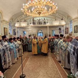 Престольный праздник отметили в храме святого Александра Невского