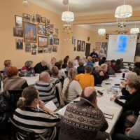 При храме святого Александра Невского состоялась лекция на тему: «Святыни храма святителя Николая на острове Талабск (Залит)»