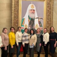 В рамках Рождественских чтений делегация руководителей и педагогов дошкольных учреждений Пскова приняла участие в работе дошкольных секций 