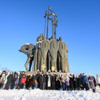 Состоялся традиционный ежемесячный крестный ход вокруг Пскова