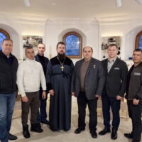 Клирик Псковской епархии встретился с участниками проекта «Герои земли Псковской» и программы «Время героев»