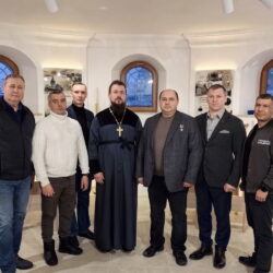 Клирик Псковской епархии встретился с участниками проекта «Герои земли Псковской» и программы «Время героев»