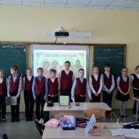 В гимназии с изучением основ православной культуры прошел урок, посвященный празднику Сретения Господня