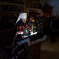 Митрополит Матфей совершил чтение покаянного канона святителя Андрея Критского в Снетогорском монастыре