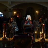 Митрополит Матфей совершил чтение покаянного канона святителя Андрея Критского в Савво-Крыпецком монастыре