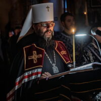 Митрополит Матфей совершил чтение покаянного канона святителя Андрея Критского в Псково-Печерском монастыре